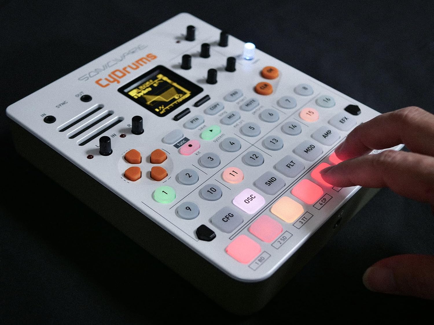 Sonicware CyDrums [Expressive Drum Synthesizer] Neo-Hyperactive Drum Machine